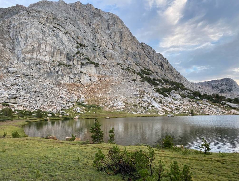 Fletcher Peak with the Lake