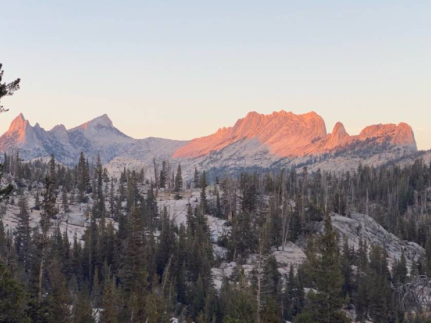 View from my camping area