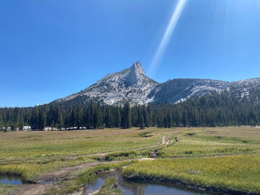 Cathedral Peak from Cathedral Lake