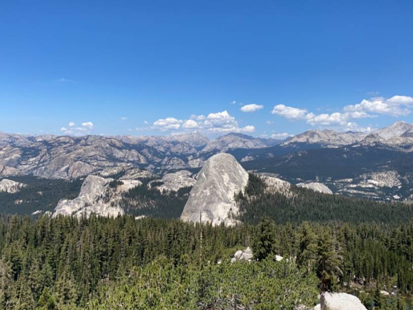 View from the unsuccessful peak climb