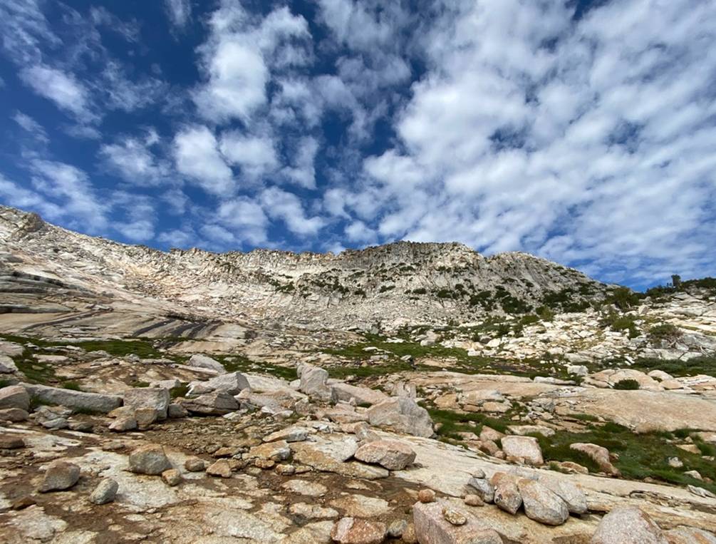 One of the lakes on the way to Vogelsang Peak